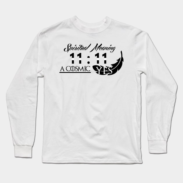 spiritual meaning1111 Long Sleeve T-Shirt by worshiptee